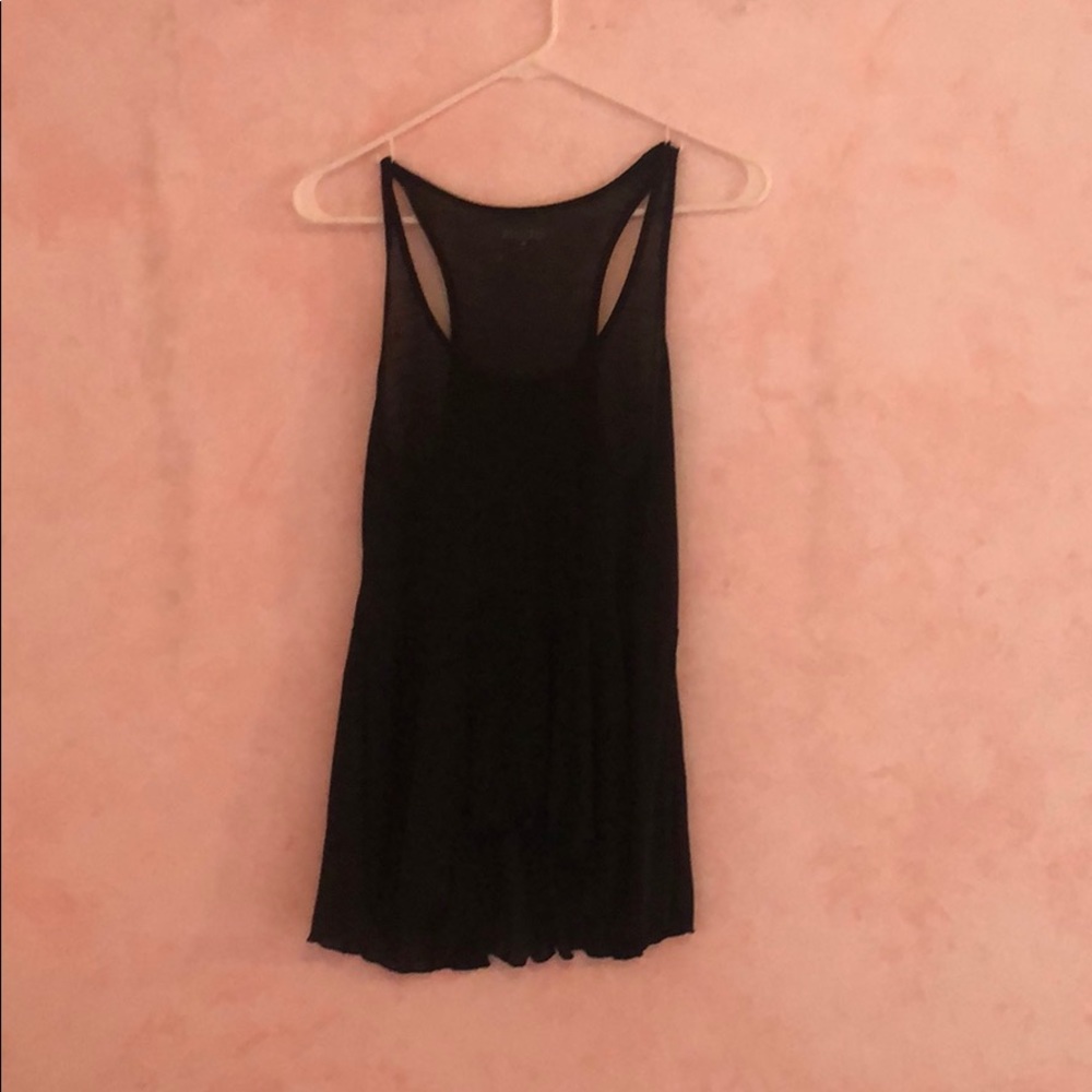 Black Flowy Tank Top